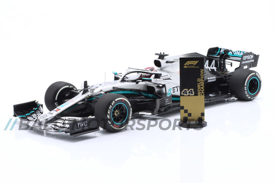 Mercedes W10 Lewis Hamilton Formel 1 Weltmeister 2019 Minichamps 1:18