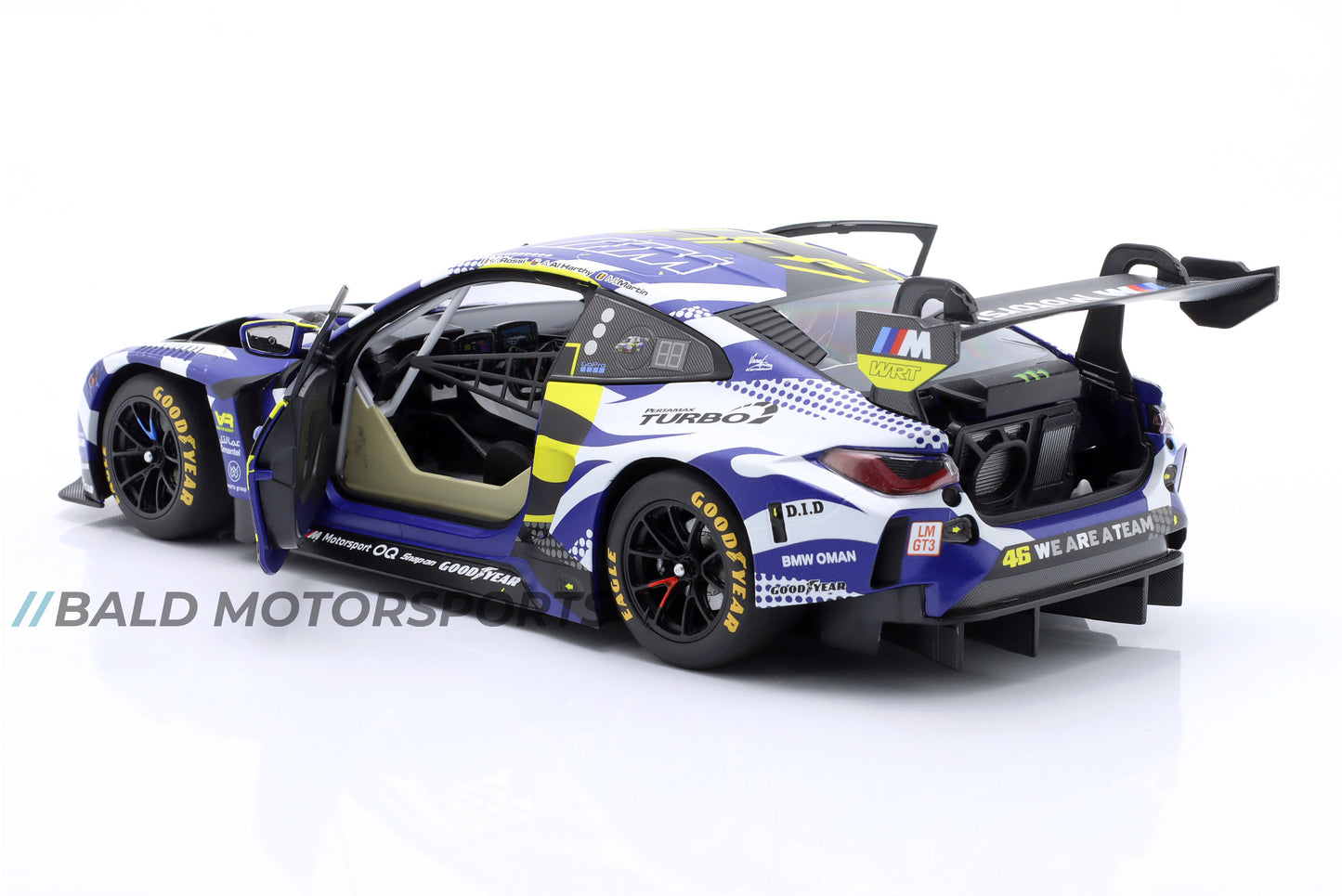 BMW M4 GT3 Rossi, Martin, Al Harthy 24h LeMans 2024 Minichamps 1:18