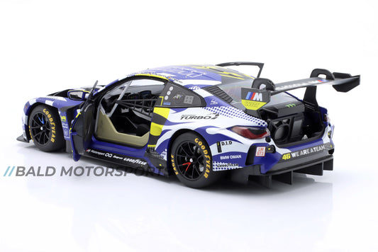 BMW M4 GT3 Rossi, Martin, Al Harthy 24h LeMans 2024 Minichamps 1:18