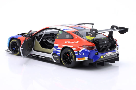 BMW M4 GT3 Team WRT Marciello, Martin, Rossi 24h Spa 2024 Minichamps 1:18