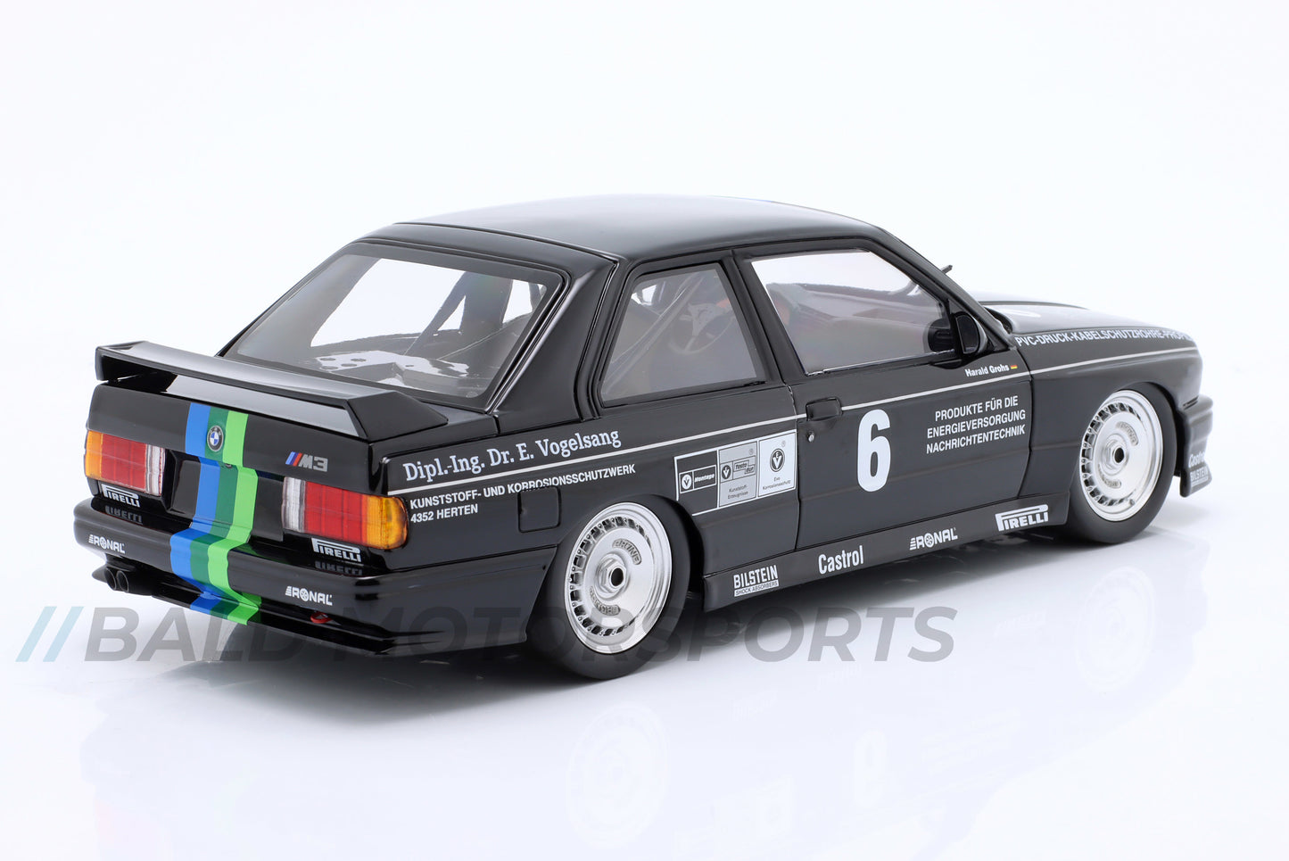 BMW M3 E30 Vogelsang Automobile GmbH Harald Grohs DTM 1987 1:18 Minichamps