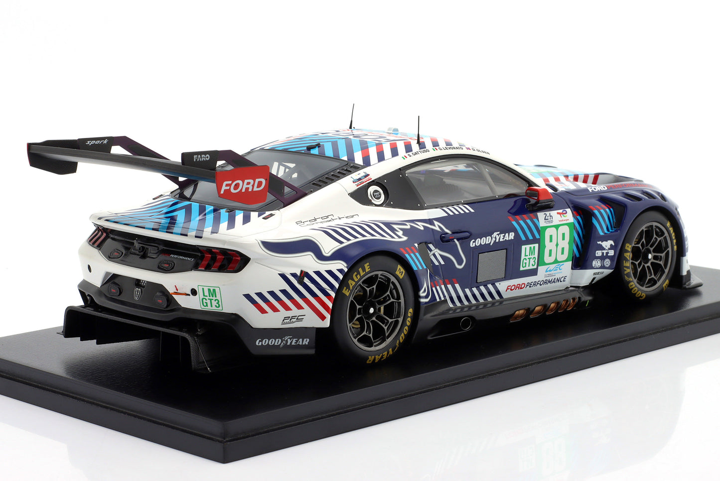 Ford Mustang GT3 Proton Competition 24h Le Mans 2025 Gattuso, Levorato, Olsen 1:18 Spark