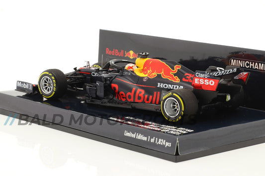Red Bull RB16B Max Verstappen Formel 1 Weltmeister 2021 Minichamps 1:43
