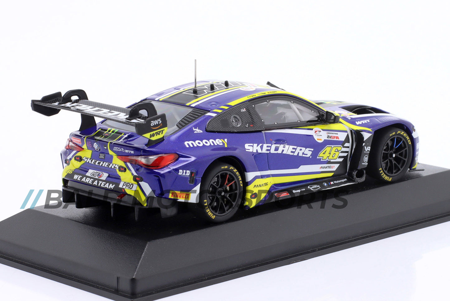BMW M4 GT3 Rossi, Farfus, Martin 24h Spa 2023 1:43 Minichamps