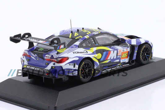 BMW M4 GT3 Team WRT Rossi, Martin, Al Harthy 24h Le Mans 2024 Minichamps 1:43