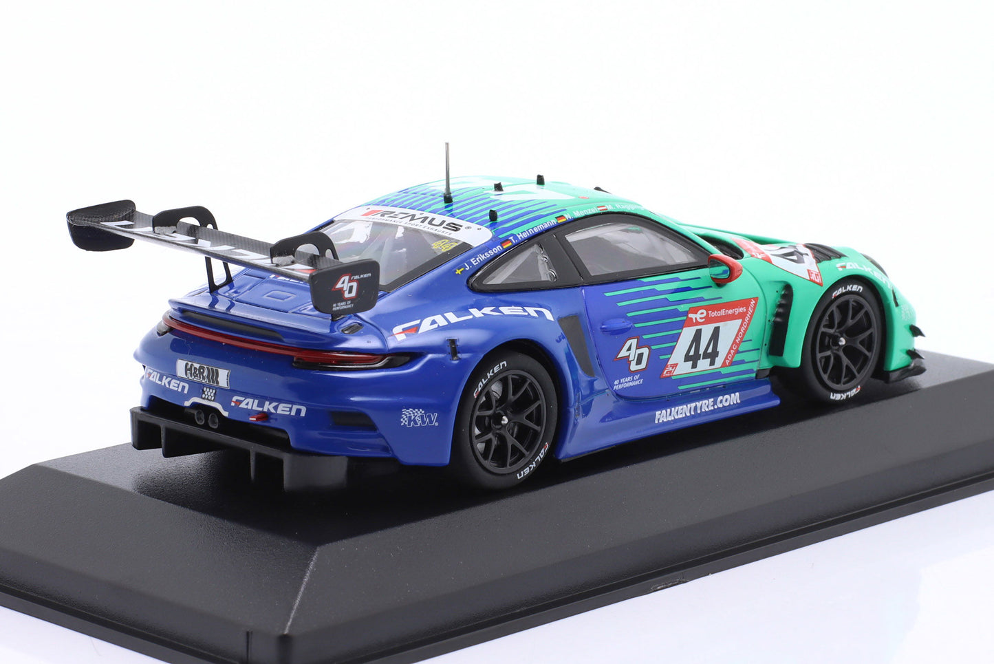 Porsche 911 GT3 R Falken Motorsports Heinemann, Menzel, Ragginger 24h Nürburgring 2023 1:43 Minichamps