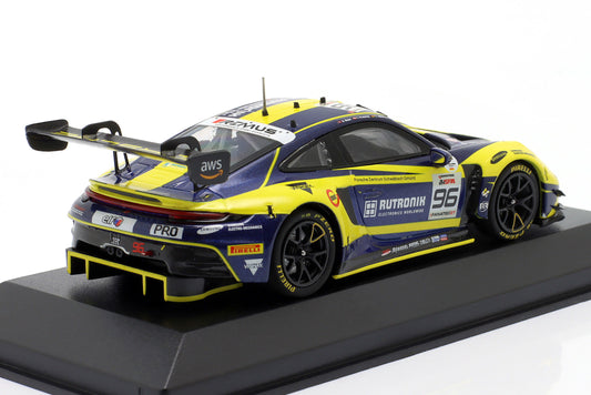 Porsche 911 GT3 R Rutronik Racing Preining, Heinrich, Olsen 24h Spa 2023 1:43 Minichamps