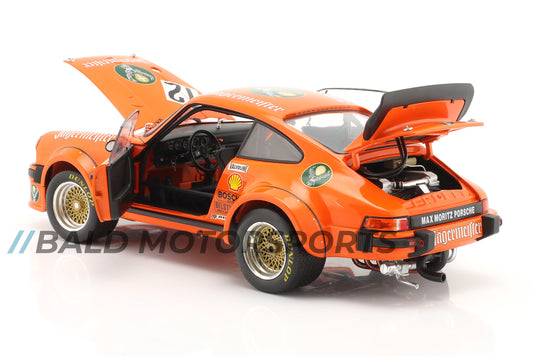 Porsche 934 RSR Jägermeister Helmut Kelleners Sieger Eifelrennen DRM 1976 Schuco 1:18