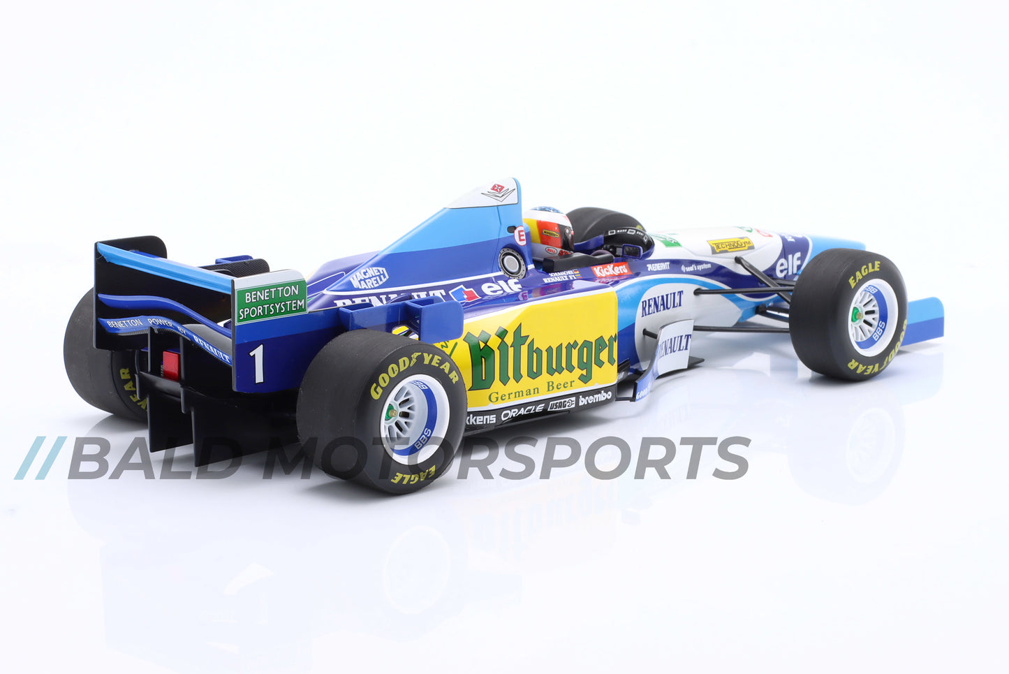 Benetton B195 Michael Schumacher Formel 1 Weltmeister 1995 1:18 Minichamps
