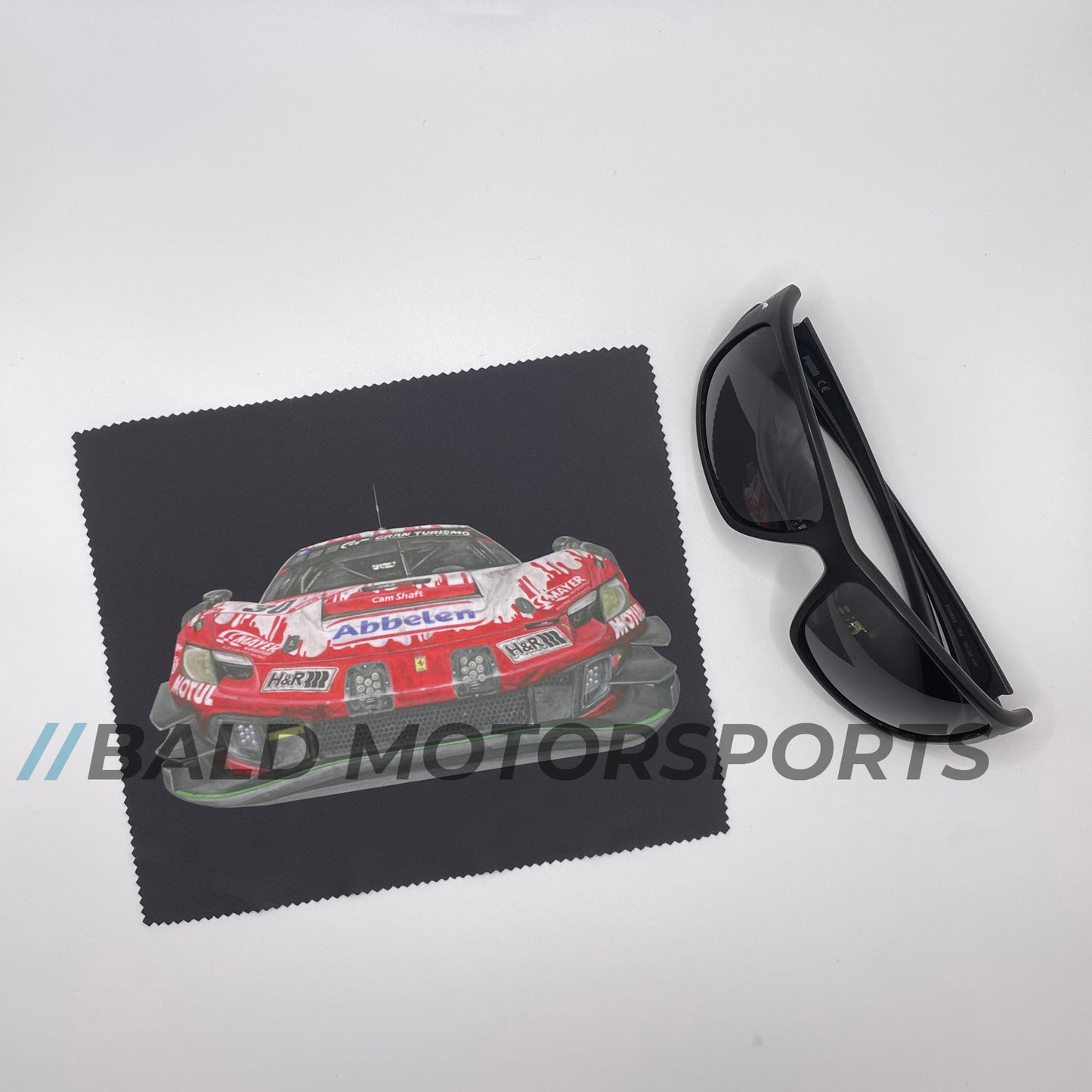 Bald Motorsports Brillenputztuch Motiv "Sieger 24h Eifel 2023"