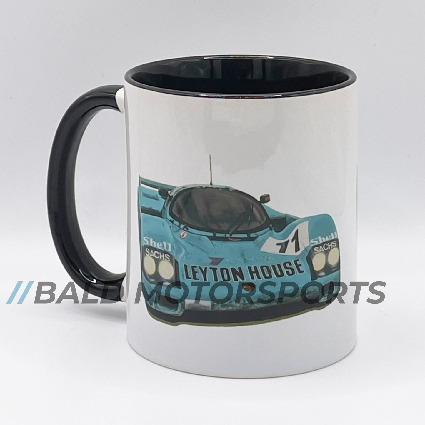 Bald Motorsports hochwertige Keramiktasse Motiv "Leyton House"