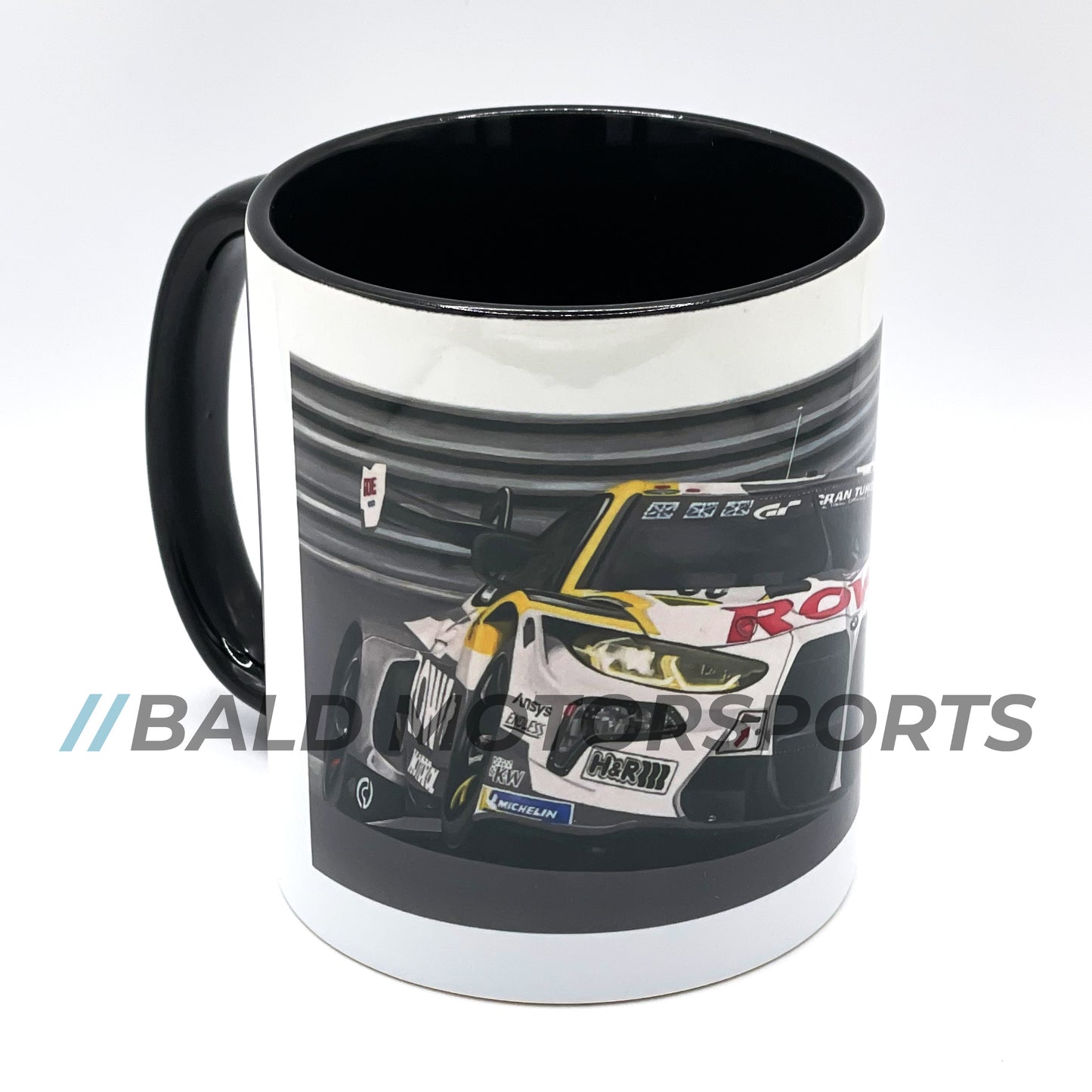 Bald Motorsports hochwertige Keramiktasse Motiv "BMW M4 GT3 Karussell"