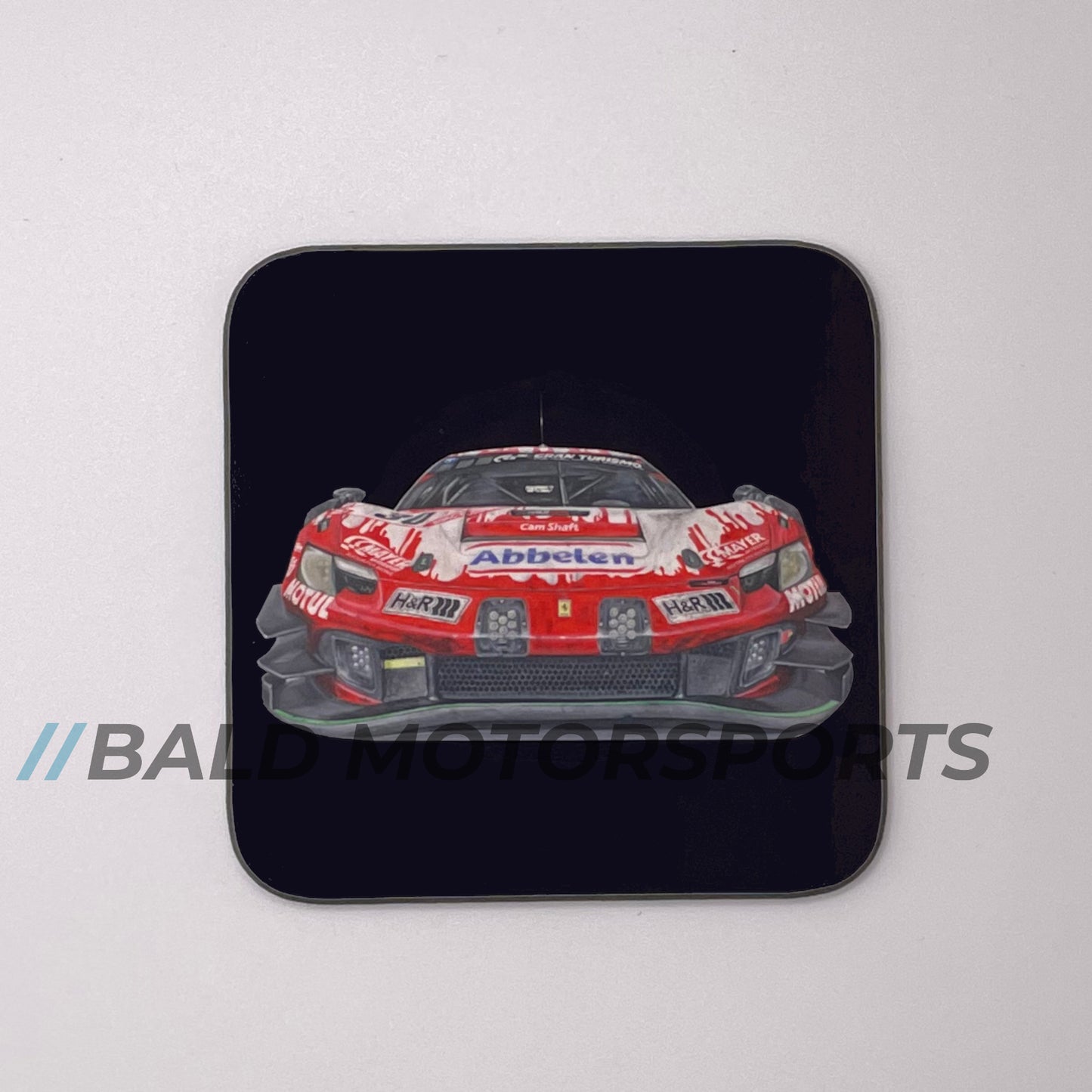 Bald Motorsports Untersetzer aus Hartfaser Motiv "Sieger 24h Eifel 2023"