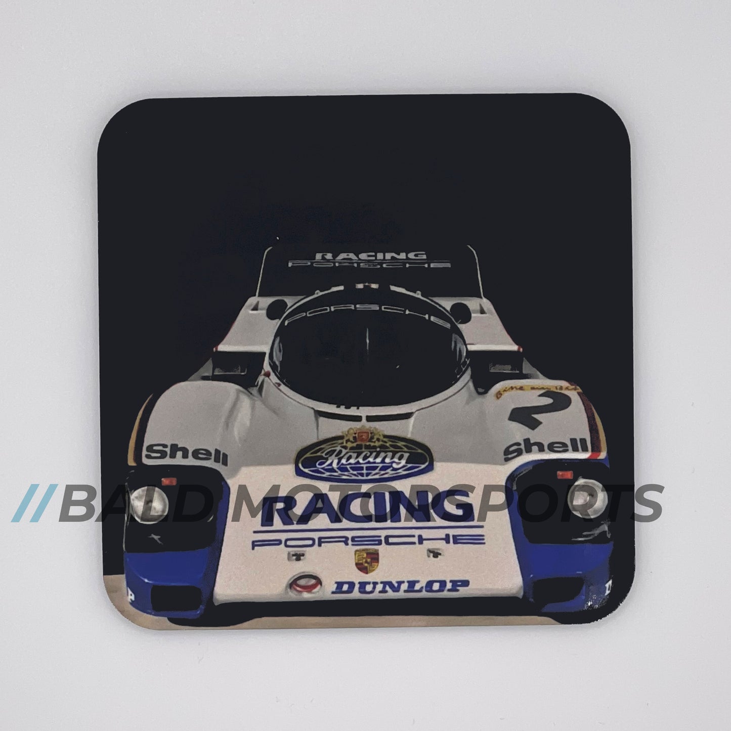 Bald Motorsports coaster made of hardboard motif "Porsche 956"