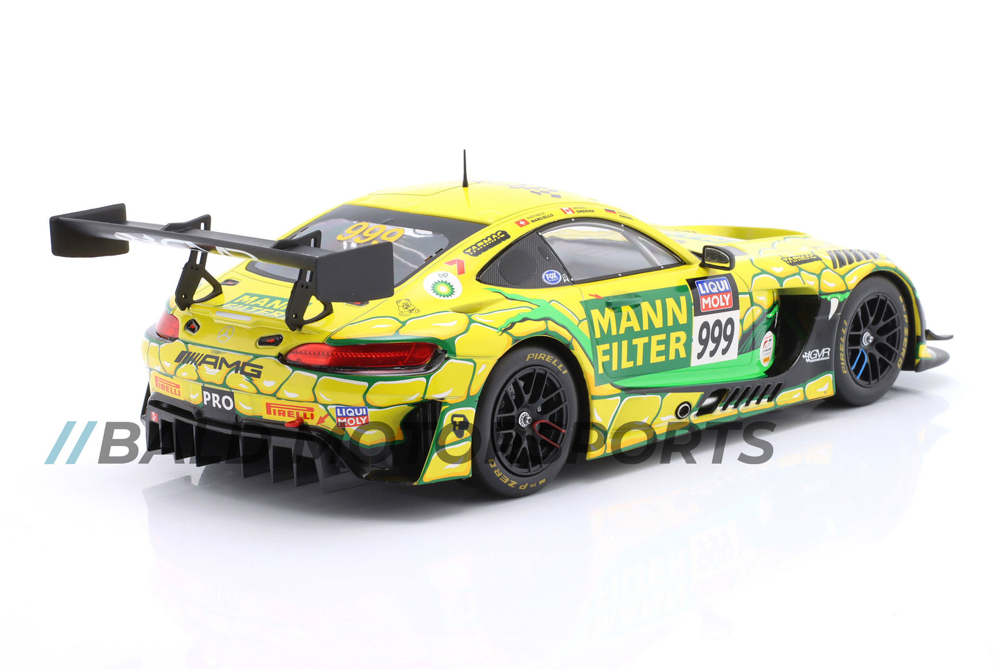 Mercedes-Benz AMG GT3 Evo "Mamba" GruppeM Racing 12h Bathurst 2023 Ixo 1:18