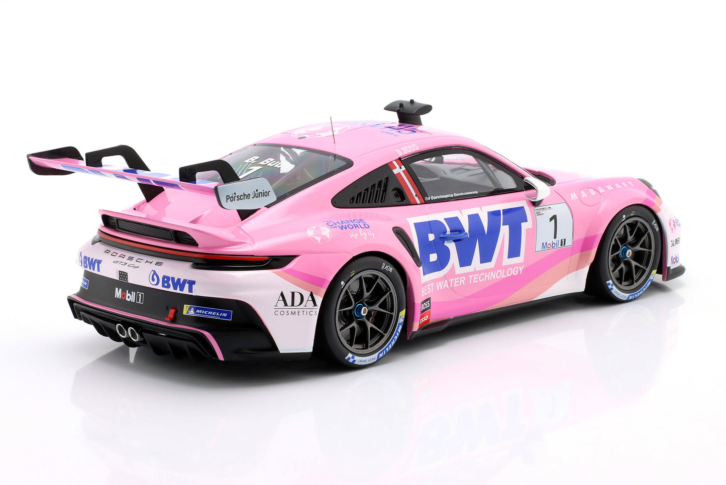 Porsche 911 (992) GT3 Cup Porsche Supercup Sieger 2023 Bastian Buus 1:18 Ixo