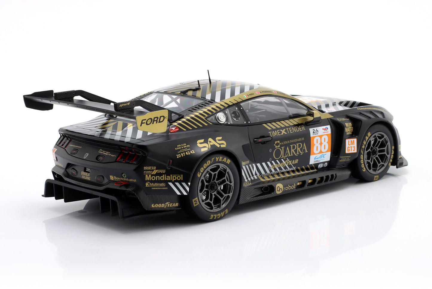 Ford Mustang GT3 Proton Competition 24h Le Mans 2024 Roda, Pedersen, Olsen 1:18 Ixo