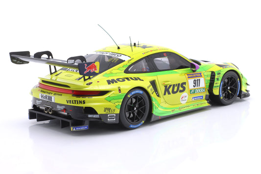 Porsche 911 GT3 R "Grello" Manthey Racing Zweiter 24h Nürburgring 2025 1:18 Ixo