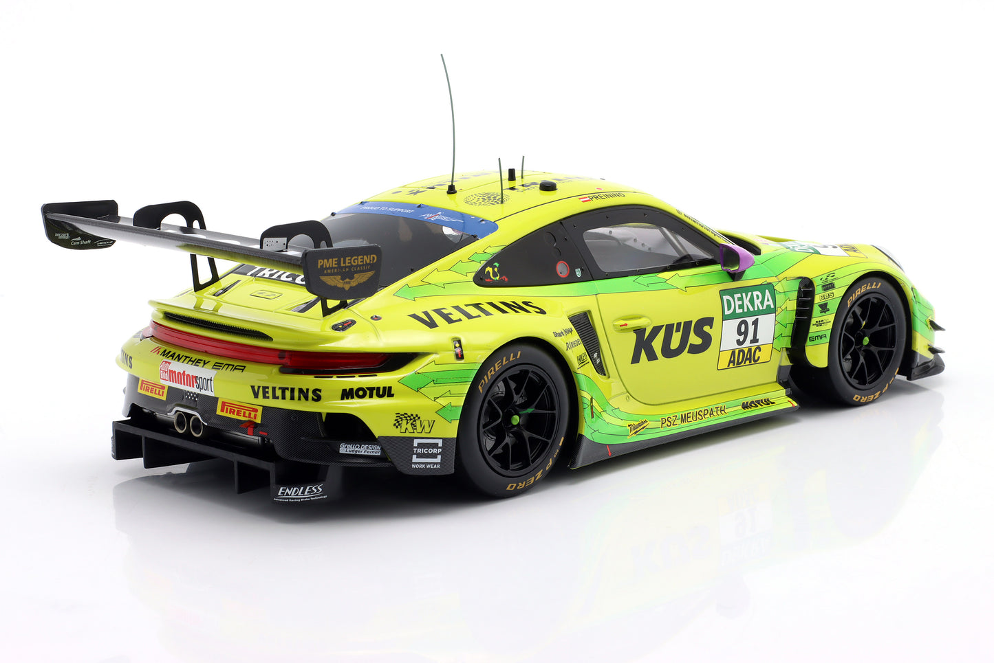 Porsche 911 GT3 R "Grello" Manthey EMA Thomas Preining DTM 2025 1:18 Ixo