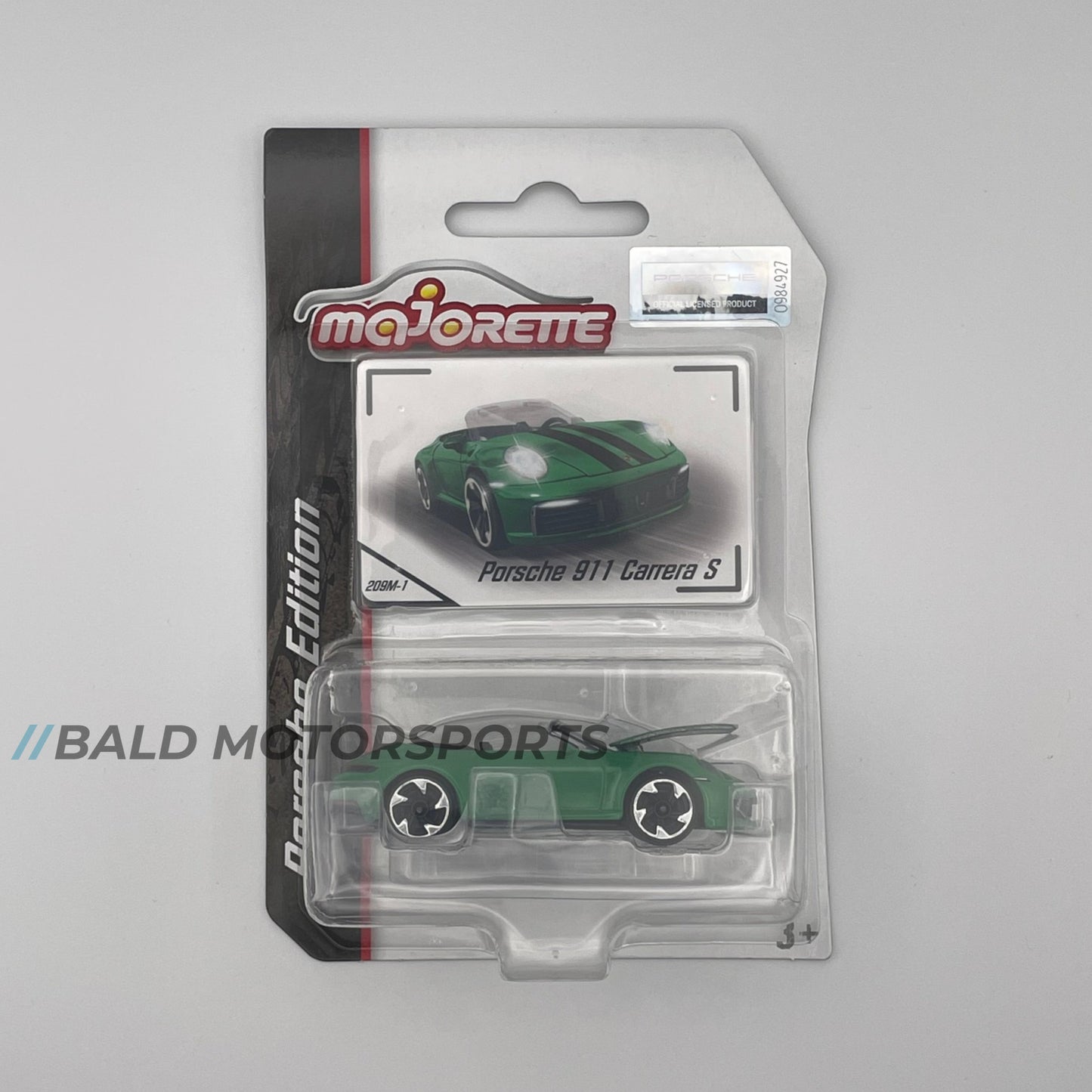 Majorette Porsche 911 (992) Carrera Grün