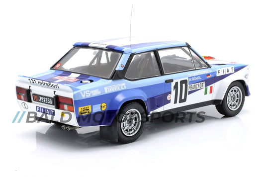 Fiat 131 Abarth Fiat Italia Sieger Rallye Monte Carlo 1980 1:18 WERK83