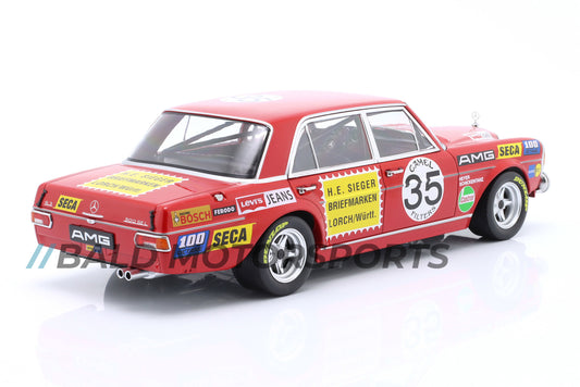 Mercedes-Benz 300 SEL 6.8 "Rote Sau" Heyer, Schickentanz 24h Spa 1971 1:18 WERK83