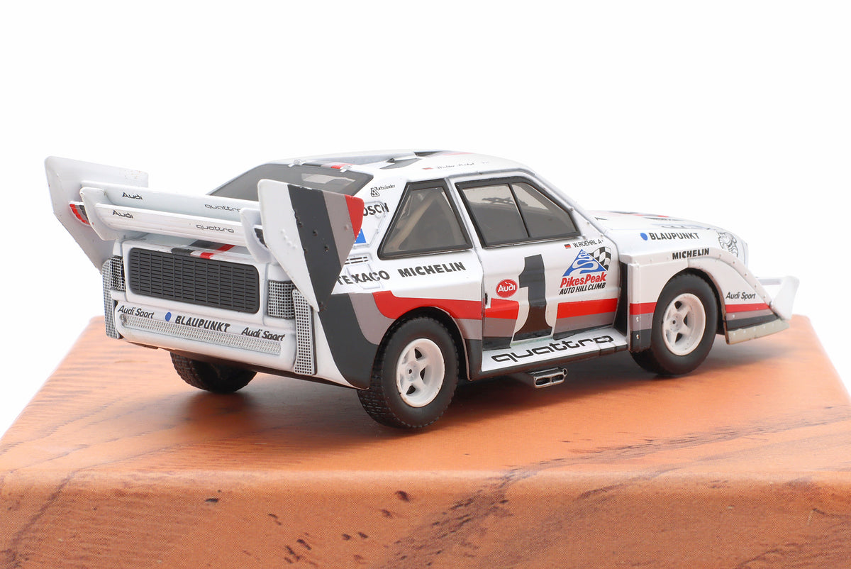 Audi Sport quattro S1 E2 Audi Sport Team Sieger Pikes Peak Hill Climb 1987 1:43 WERK83