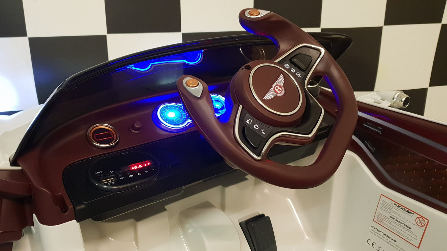 Bentley EXP 12 Kinderauto 12 Volt mit Fernbedienung Weiß| Offiziell lizenziert (Kopie)