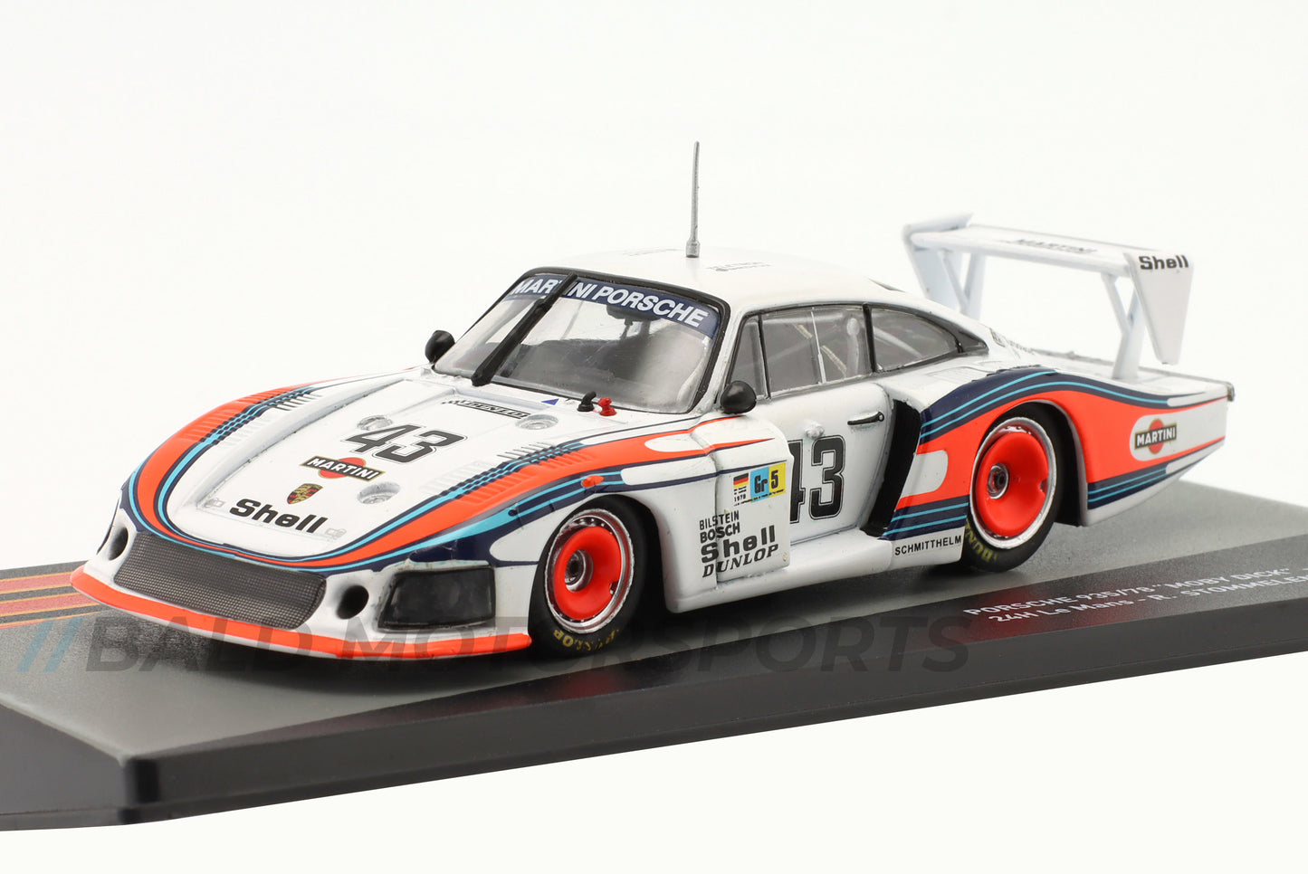 Porsche 935/78 "Moby Dick" Martini Racing Porsche System 24h Le Mans 1978 1:43 Altaya