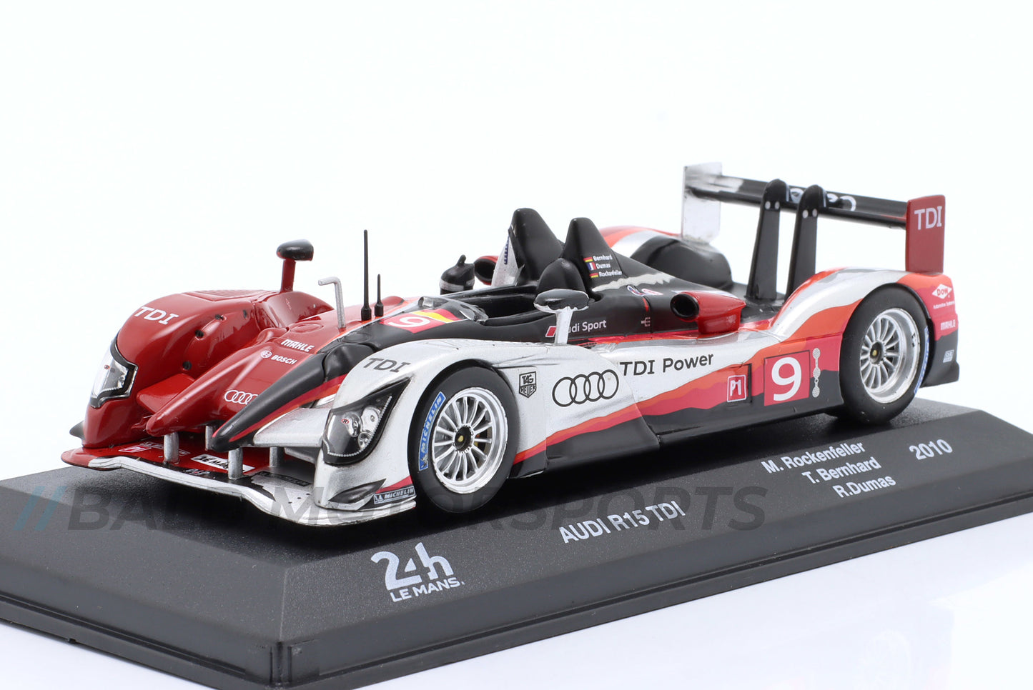 Audi R15 TDI Audi Sport North America Winner 24h Le Mans 2010 1:43 Altaya