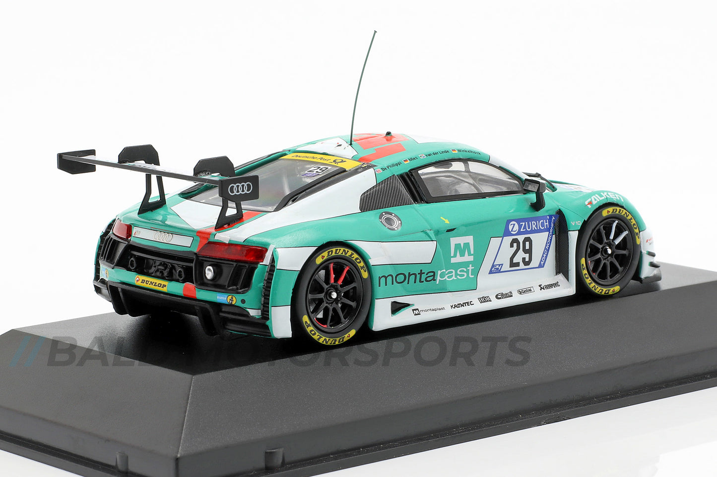 Audi R8 LMS GT3 Audi Sport Team Land Sieger 24h Nürburgring 2017 1:43 CMR