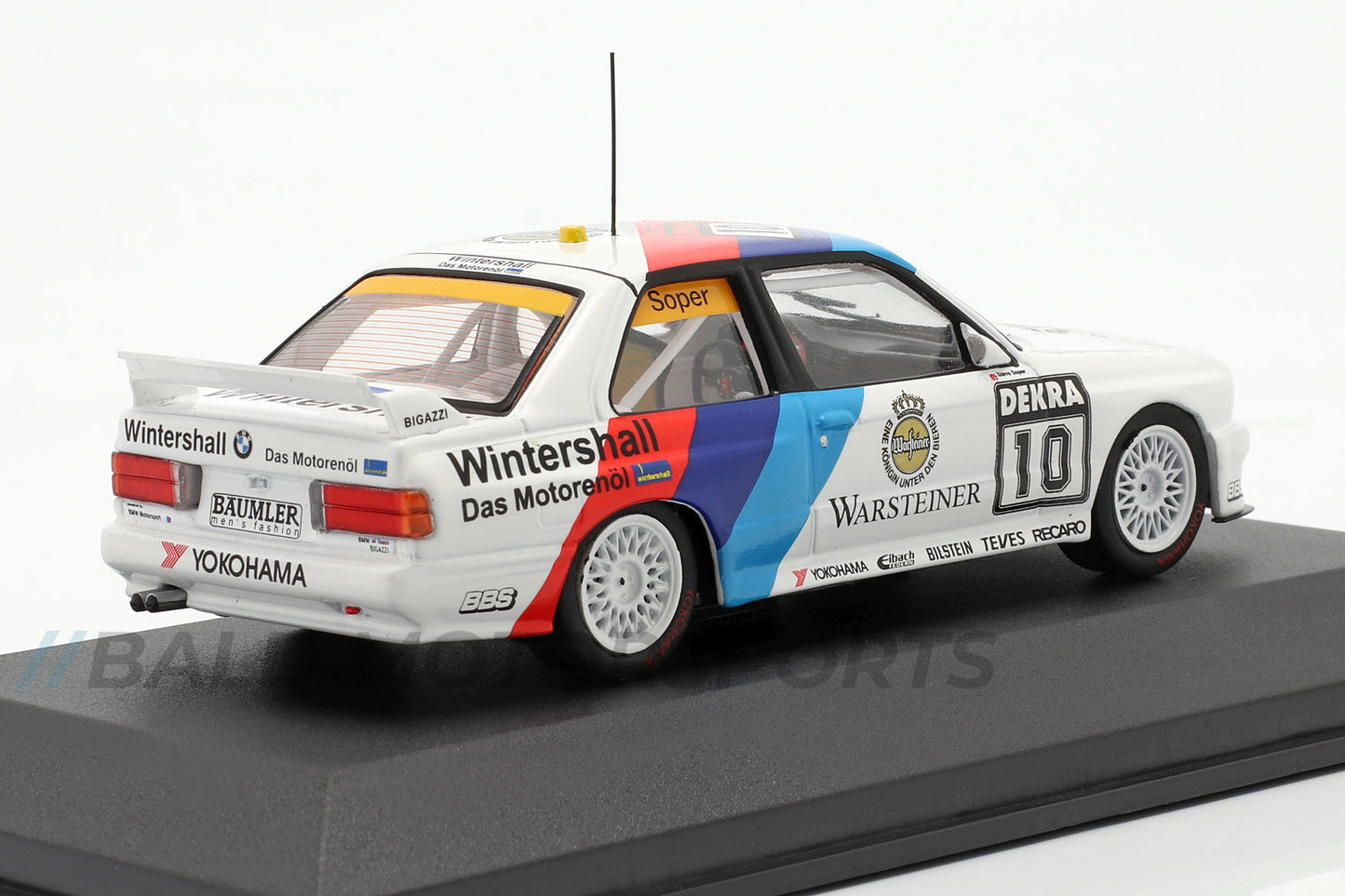 BMW M3 E30 Bigazzi M Team Steve Soper DTM 1992 1:43 CMR