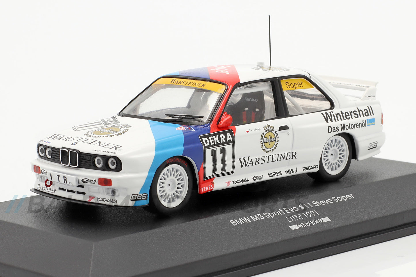 BMW M3 E30 Bigazzi M Team Steve Soper DTM 1991 1:43 CMR