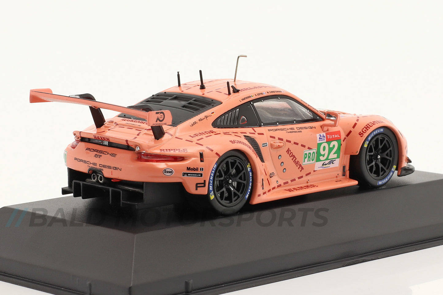 Porsche 911 (991) RSR "Pink Pig" Porsche GT Team Sieger 24h Le Mans 2018 1:43 Ixo