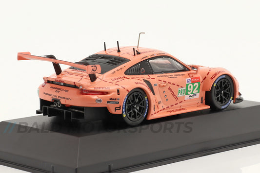 Porsche 911 (991) RSR "Pink Pig" Porsche GT Team Sieger 24h Le Mans 2018 1:43 Ixo