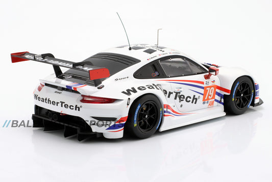 Porsche 911 RSR-19 2nd LMGTE-Am 24h LeMans 2022 WeatherTech Ixo 1:18