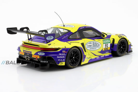 Porsche 911 GT3 R Gehrsitz, Müller ADAC GT Masters 2023 1:18 Ixo