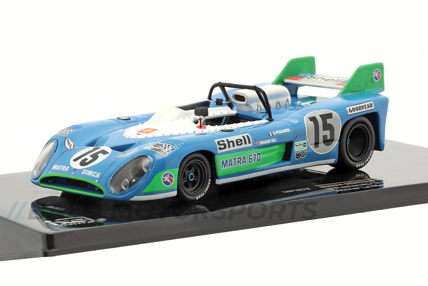 Matra MS670 Equipe Matra-Simca Shell Sieger 24h Le Mans 1972 1:43 Ixo