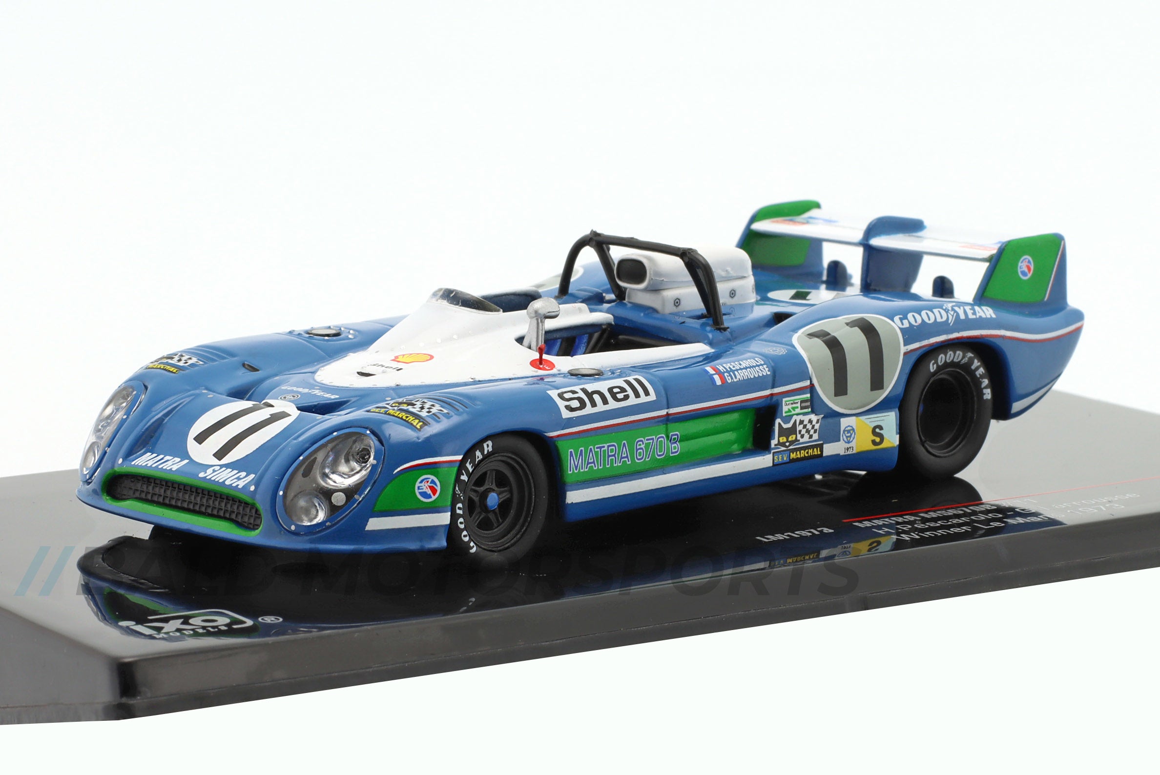 Matra MS670B – Sieger 24h Le Mans 1973 | Equipe Matra 1:43 Ixo – Bald Matra MS670B – Sieger 24h Le Mans 1973 | Equipe Matra 1:43 Ixo – Bald