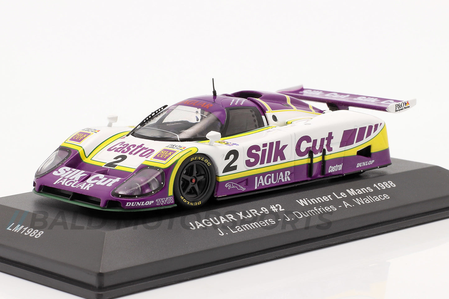 Jaguar XJR-9 Silk Cut Jaguar Winner 24h Le Mans 1988 1:43 Ixo