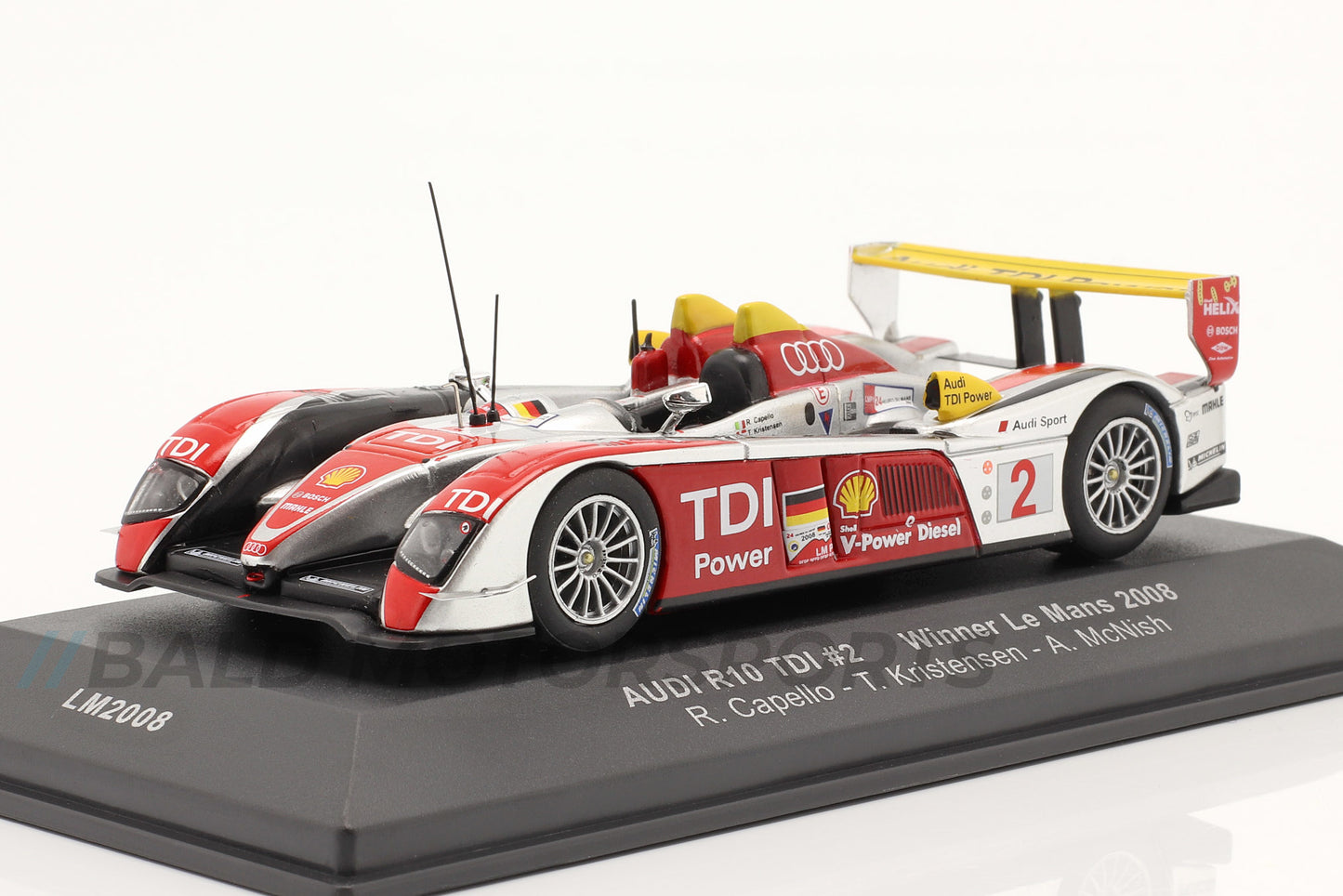 Audi R10 TDI Audi Sport North America Winner 24 Hours of Le Mans 2008 1:43 Ixo