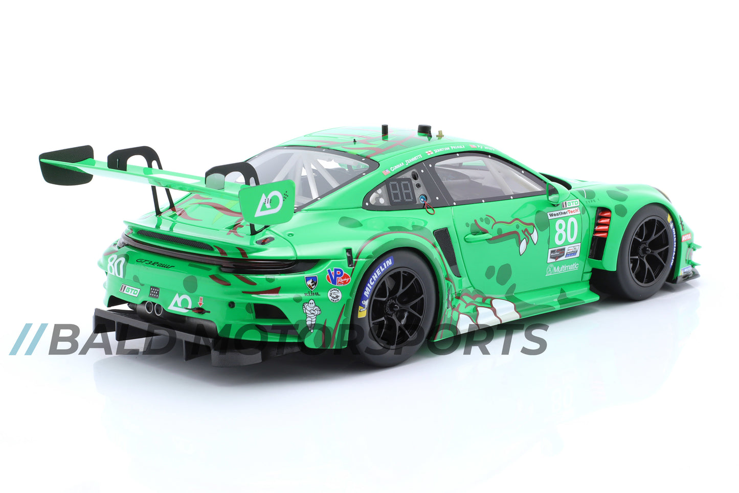 Porsche 911 GT3 R "Rexy" AO Racing Team IMSA 2023 1:18 True Scale