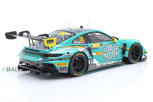 Porsche 911 GT3 R Thomas Preining FIA GT World Cup Macau 2023 True Scale 1:18
