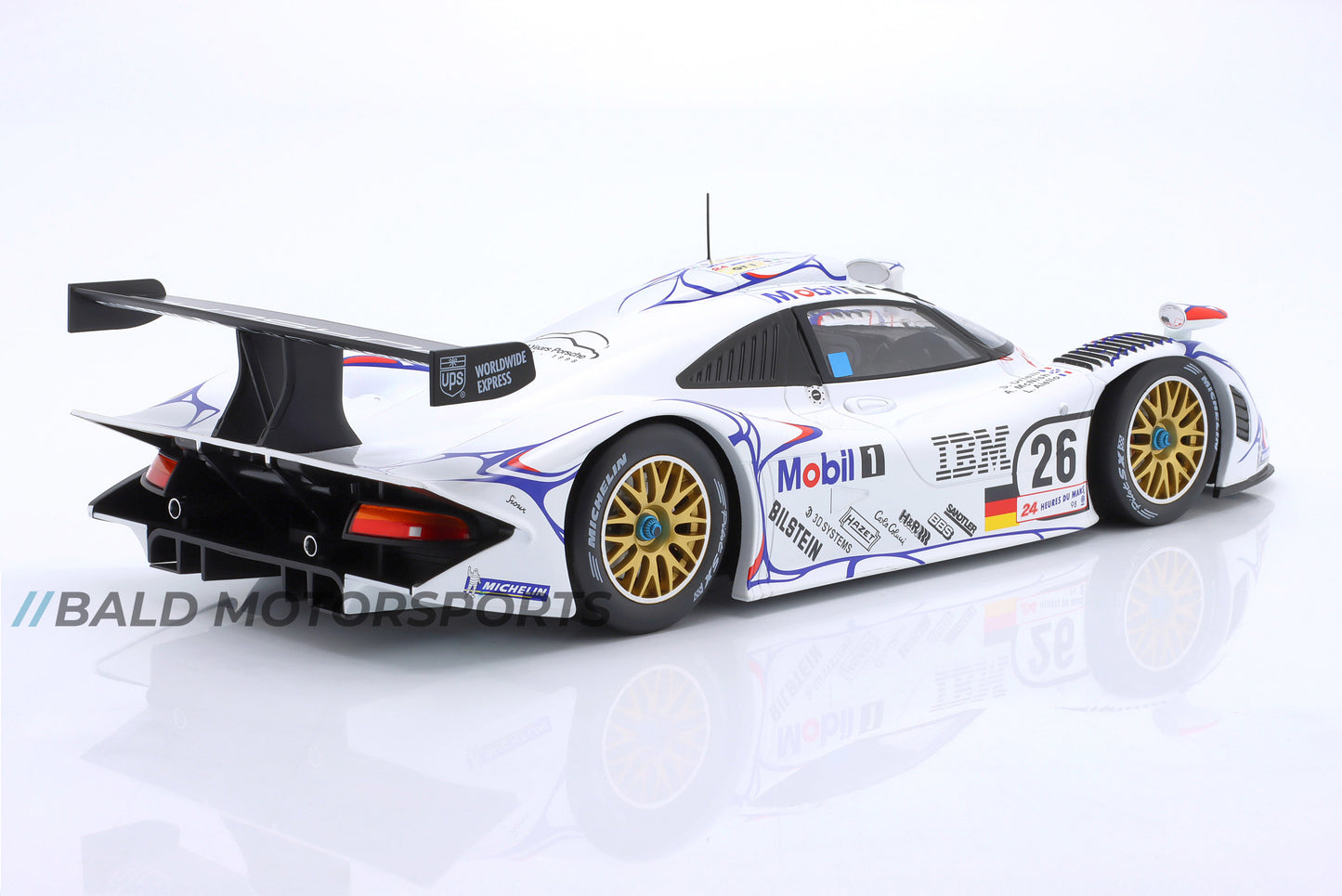 Porsche 911 GT1 McNish, Aiello, Ortelli Sieger 24h LeMans 1998 WERK83 1:12