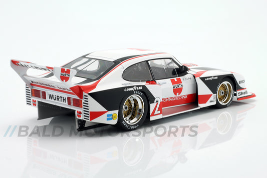 Ford Capri Turbo Gruppe 5 Würth-Zakspeed-Team Klaus Ludwig DRM 1981 1:18 WERK83