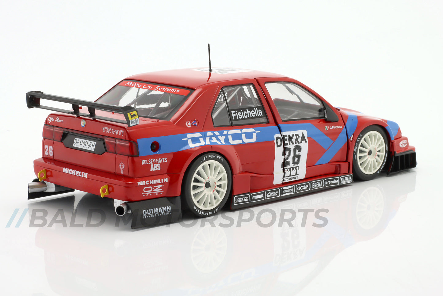 Alfa Romeo 155 V6 TI Team Alfa Corse 2 / "Dayco" Giancarlo Fisichella DTM 1995 1:18 WERK83