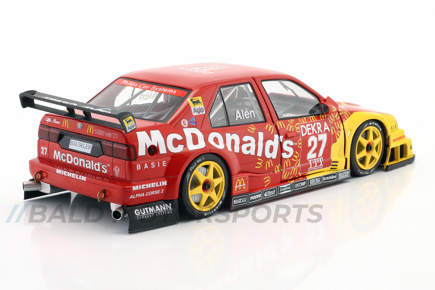 Alfa Romeo 155 V6 TI Alfa Corse 2 Markku Alén DTM 1995 1:18 WERK83