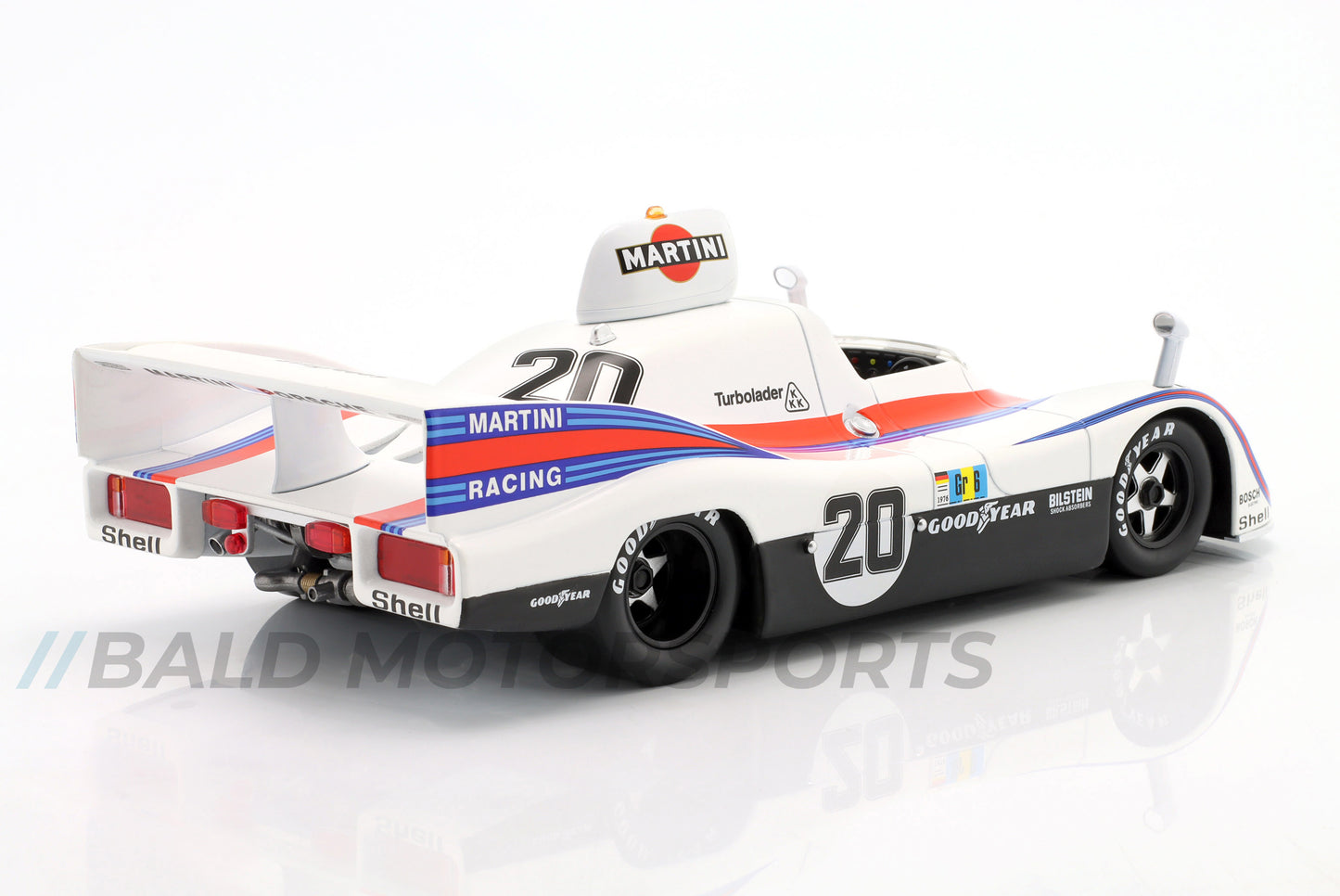 Porsche 936 Martini Racing Porsche System Sieger 24h Le Mans 1976 1:18 WERK83