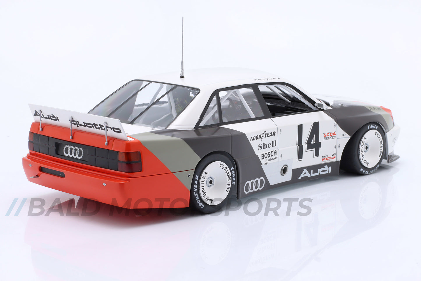 Audi 200 quattro Trans-Am Championship Sieger Cleveland Stuck 1988 1:18 WERK83