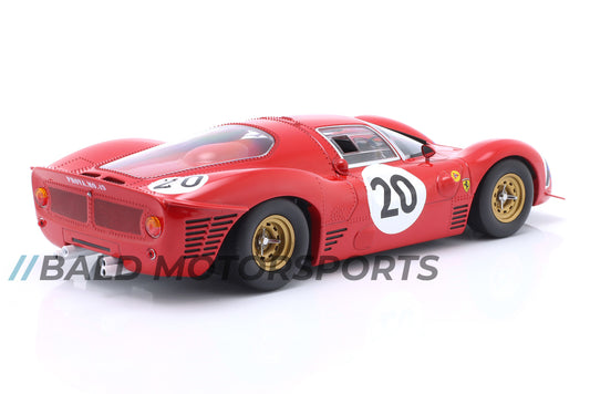 Ferrari 330 P3 Coupe No.20 Scarfiotti, Parkes 24h Le Mans 1966 Werk83 1:18